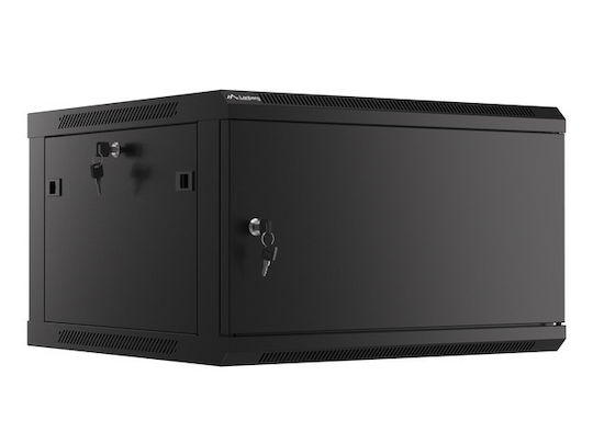 Lanberg Wall Mounted Rack Cabinet 6U 60x60x37.9cm Black WF01-6606-00B