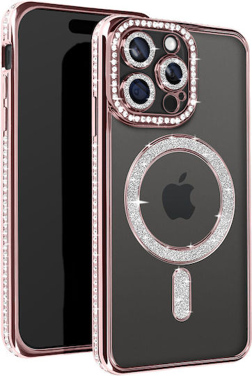 Nuon Back Cover Σιλικόνης Σομόν (iPhone 15 Pro Max)
