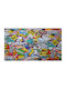 Decorative Sticker Glass Boom 1pcs 100x135cm