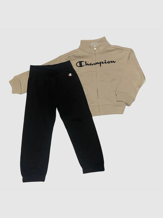 Champion Παιδικό Σετ Φόρμας BROWN Full Zip Suit