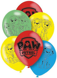Set of 6 Balloons Latex Paw Patrol 27.5cm