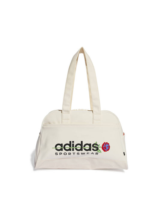 Adidas Flower Bowl Women's Gym Shoulder Bag Beige