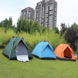 Factory Αυτόματη Σκηνή Camping Igloo Πράσινη για 4 Άτομα 200x200x135εκ.