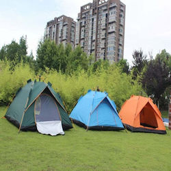 Factory Автоматична Къмпинг Сцена Igloo Синя 4 Човека Factory Автоматична Къмпинг Сцена Igloo Синя 4 Човека