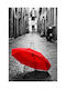 Cobblestone Street Rahmen auf Segeltuch 30x45cm
