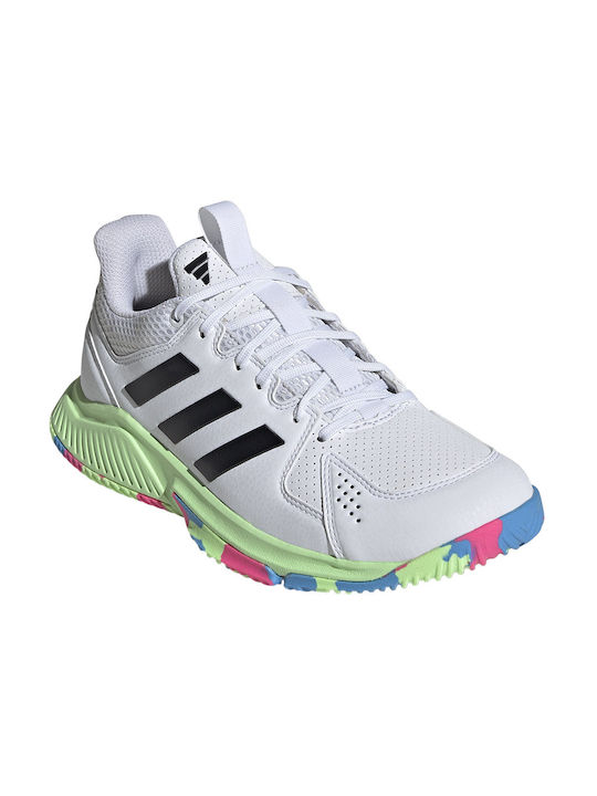 Court Flight Damen Sportschuhe Volleyball Weiß