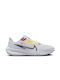 Nike Air Zoom Pegasus 40 Γυναικεία Αθλητικά Παπούτσια Running White / Deep Royal Blue / Photon Dust