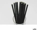 Rayen Straws Black 20pcs