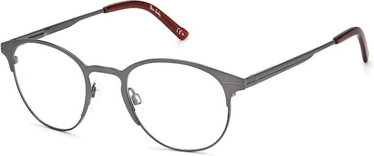 Pierre Cardin Ανδρικός Μεταλλικός Σκελετός Γκρι P.C. 6880 R80