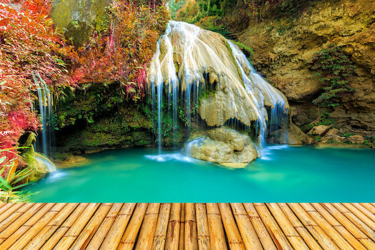 Ταπετσαρία Τοίχου Waterfall Pontoon 250x150cm Πλενόμενη