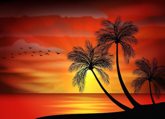 Ταπετσαρία Τοίχου Palm Trees 12 220x135cm Πλενόμενη