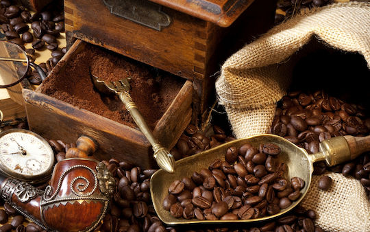 Self-Adhesive Wall Wallpaper Coffee Tradition 250x150cm Washable
