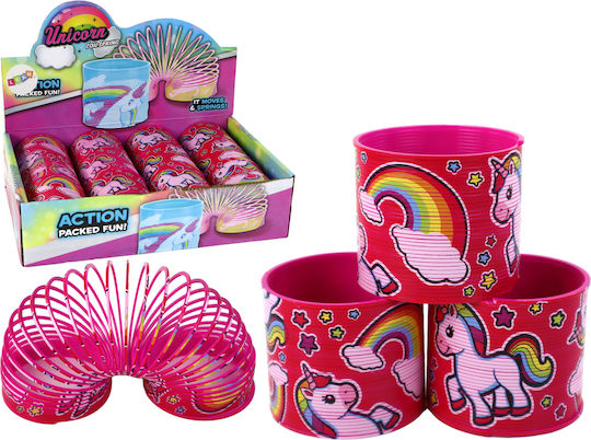 Ελατήριο Iconic Pink Unicorn Relaxation Spring 6cm (Διάφορα Σχέδια) 1τμχ