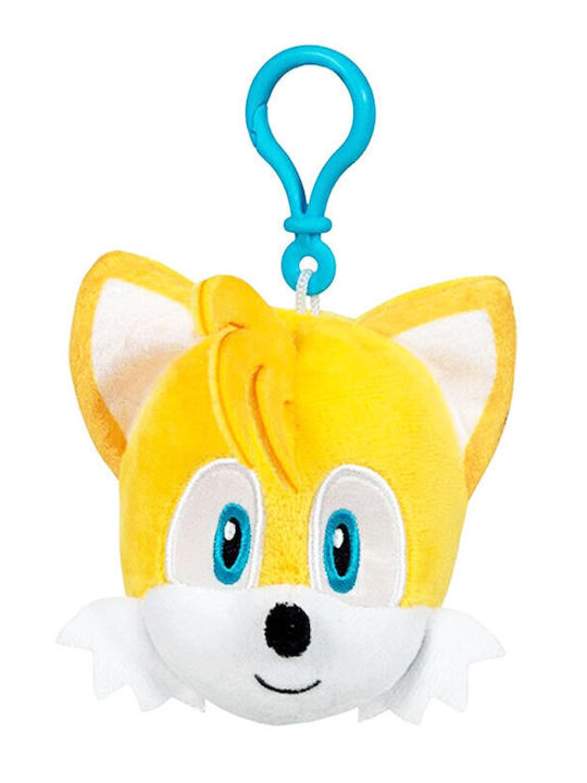 Play By Play Keychain Tails Sonic Plush Fabric Yellow