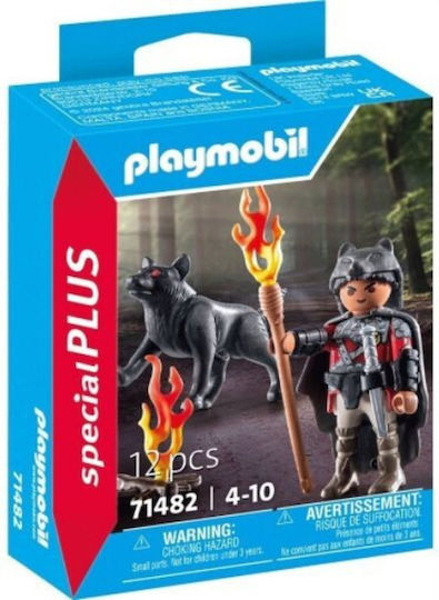 Playmobil Besonderes Plus Krieger mit Wolf für 4-10 Jahre