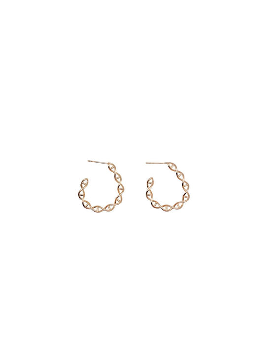 Earrings Hoops made of Steel Gold Plated