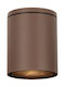 Aca Waterproof Outdoor Ceiling Spot GU10 in Copper Color LG2301GU10R