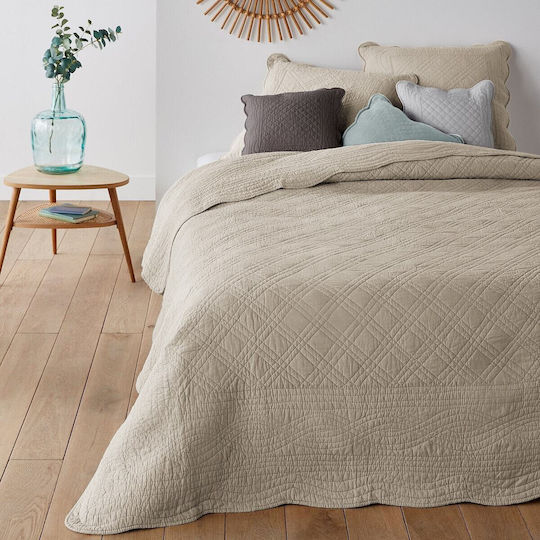 La Redoute Interieurs Покривка За Двуместен Диван 180x250см Розова
