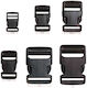 Marbert Clip for Camping Backpack 25mm Black 25mm