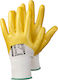 Safety Jogger Αδιάβροχα Γάντια Εργασίας Κήπου Κίτρινα Νιτριλίου