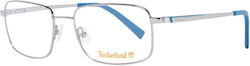 Timberland Men's Metal Silver Prescription Eyeg...