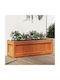 vidaXL Planter Box 90x31cm Coffee 837453