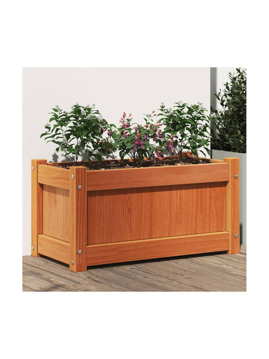 vidaXL Planter Box Wooden Brown 60x31x31cm.