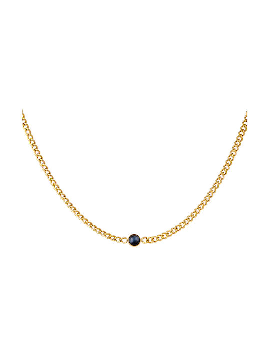 Necklace from Gold Plated Steel