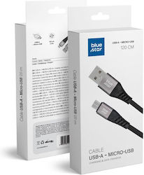Blue Star 594887 Редовна USB 2.0 към Микро USB 1.2м Черен