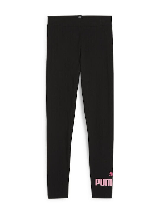 PUMA Colant Copii Sportiv Lung Negru Ess Logo