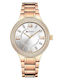 Curren Women's Watch with Pink Gold Metal Bracelet