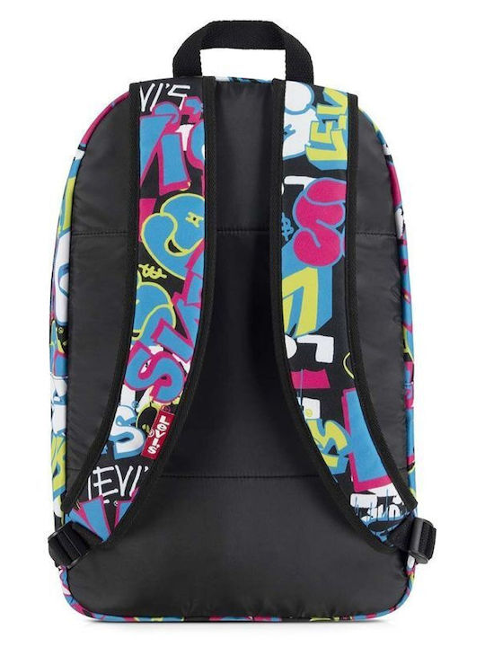 Levi's Schulranzen Rucksack Junior High-High School in Schwarz Farbe