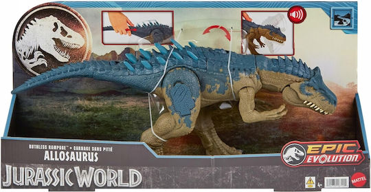 Φigură de acțiune Jurassic World Dinozaur Allosaurus cu Sunete pentru copii de 4+ ani ani 43cm cm