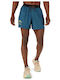 Fujitrail 7'' Men's Athletic Shorts Black - Blue