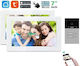 Joytimer Wireless Video Intercom Set Wi-Fi White