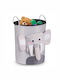 Nukido Children's Storage Basket made of Fabric Gray 34x54cm 1pcs