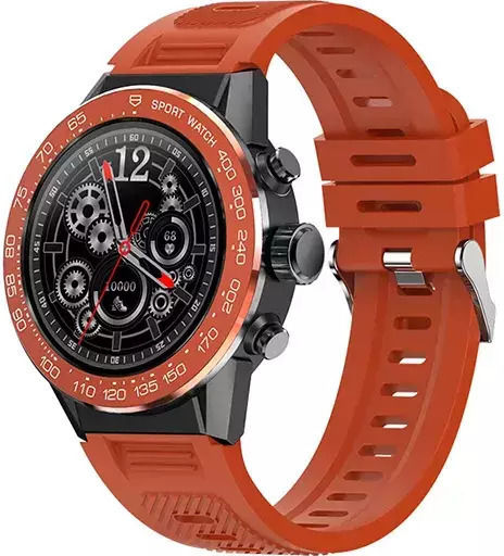 Nubi V35P Smartwatch με Παλμογράφο (Κόκκινο)