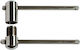 Metal Steel Cue Clamp Tool Tips Εργαλείο Μπιλιάρδου Γκρι 1τμχ 16401