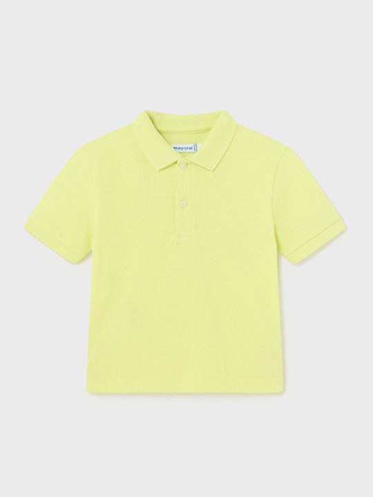 Mayoral Kids' Polo Short Sleeve Green