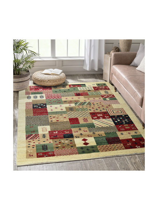 Saray Home Solid Rug Rectangular Beige