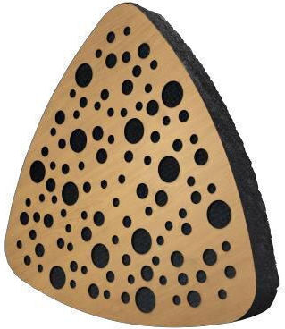 Alpha Acoustiki Petalo Wood Sound Absorbing Panel (6pcs) 55mm in Green Color