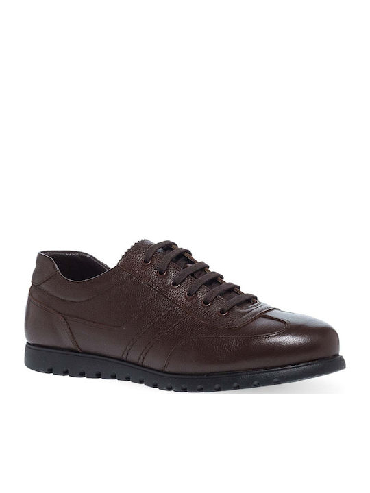 Men's Leather Casual Shoes Brown