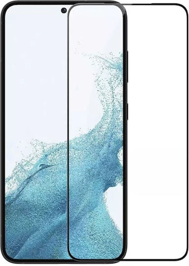 Powertech 5D Vollflächig gehärtetes Glas Schwarz (Galaxy S24)