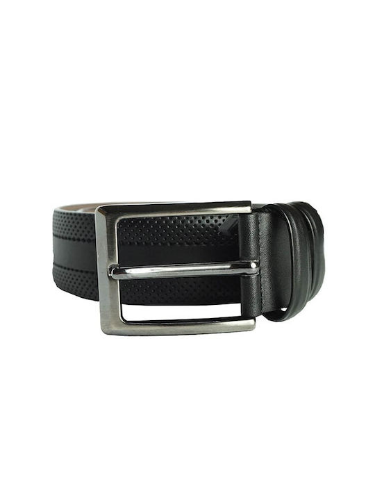 Men's Leather Belt Black