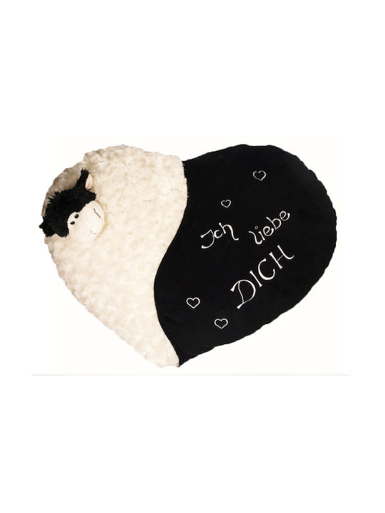 Sofa Cushion White-Black 80x90cm