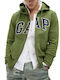 GAP Herren Sweatshirt Jacke Grün