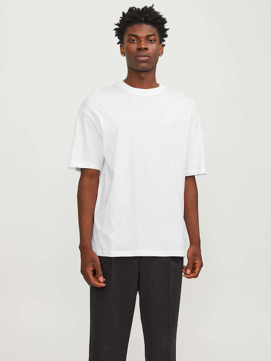 Jack & Jones Men's Short Sleeve Blouse White