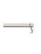 Viometale Cosmos Jessica One-Way Aluminum Curtain Track Silver 200cm VIO-JESSICA200