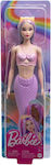 Barbie Mermaid with Colorful Hair, Tails and Headband Accessories Păpușă Dreamtopia Purple