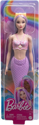 Barbie Mermaid with Colorful Hair, Tails and Headband Accessories Doll Dreamtopia Purple